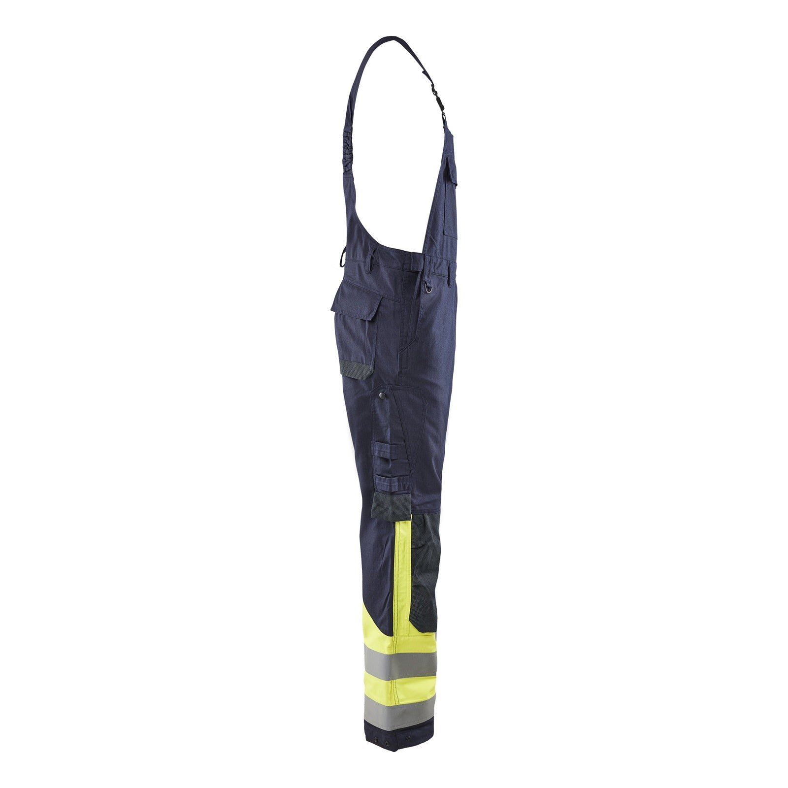 Blaklader BLAKLADER 28881512 Multinorm Inherent Bib Trousers Hi Vis Reflective Work Bib Trousers Men - ripstop fabric - 288815128933_CR