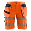 Blaklader BLAKLADER 71861811 | Women's Hi Vis shorts with stretch Hi Vis Reflective Work Shorts Women - Stretch Fabric - 718618115300