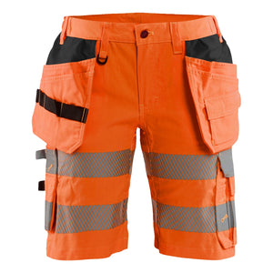 Blaklader BLAKLADER 71861811 | Women's Hi Vis shorts with stretch Hi Vis Reflective Work Shorts Women - Stretch Fabric - 718618115300