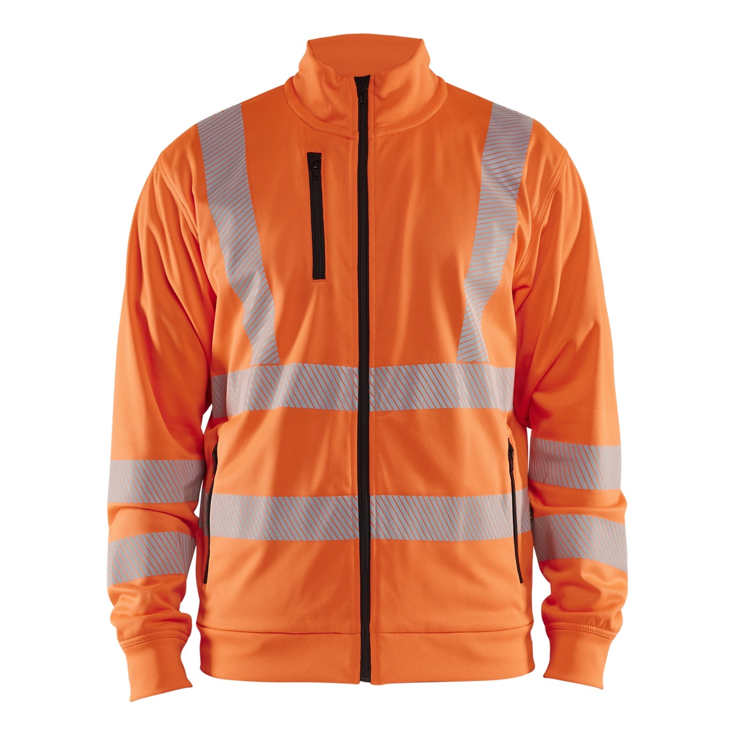 Blaklader BLAKLADER 35632538 Hi Vis Reflective Full-zip Work Sweatshirt MEN - Breathable - 356325385300
