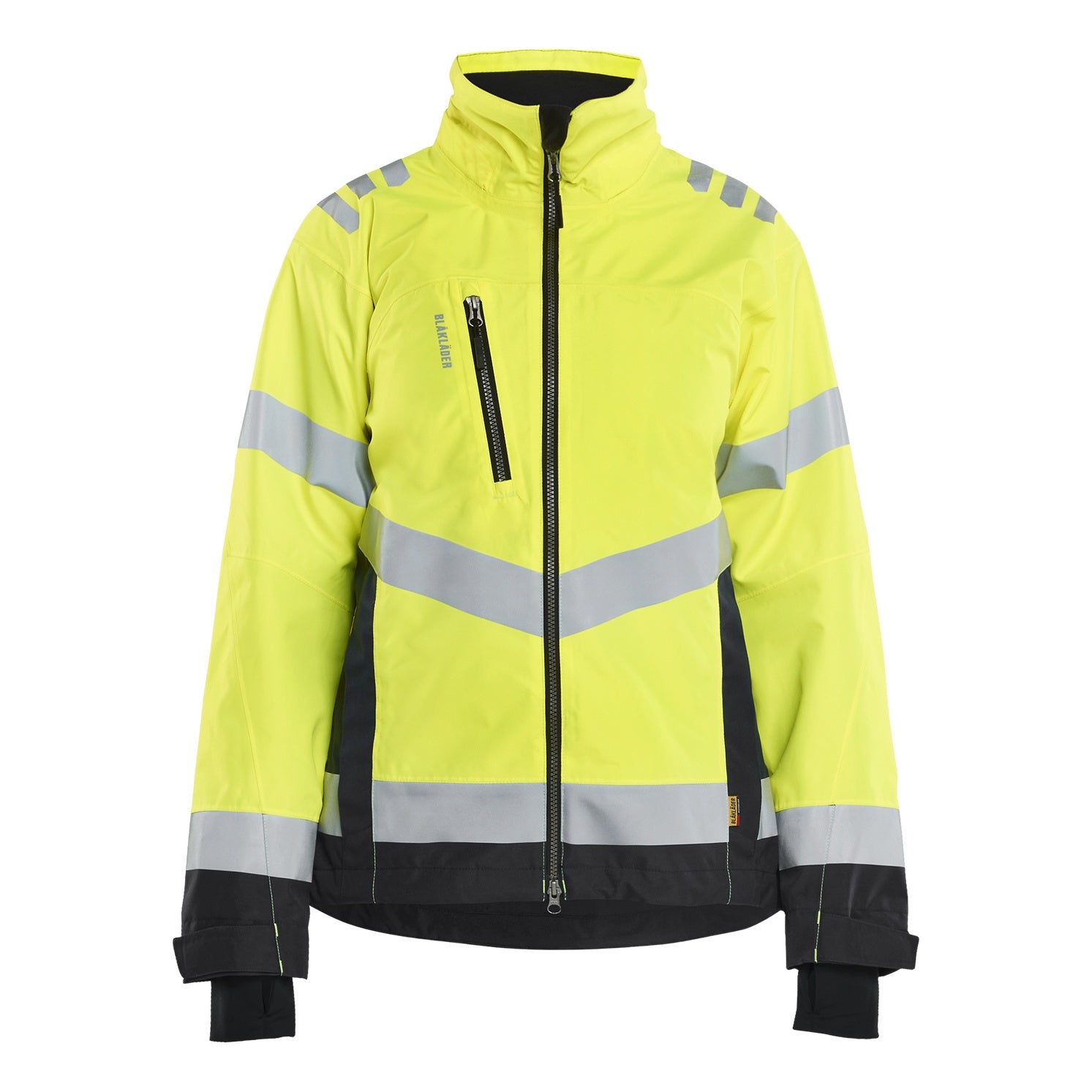 Blaklader BLAKLADER 47611977 Women's Hi Vis Shell Jacket Hi Vis Reflective Shell Work Jacket WOMEN - Waterproof - 476119773399