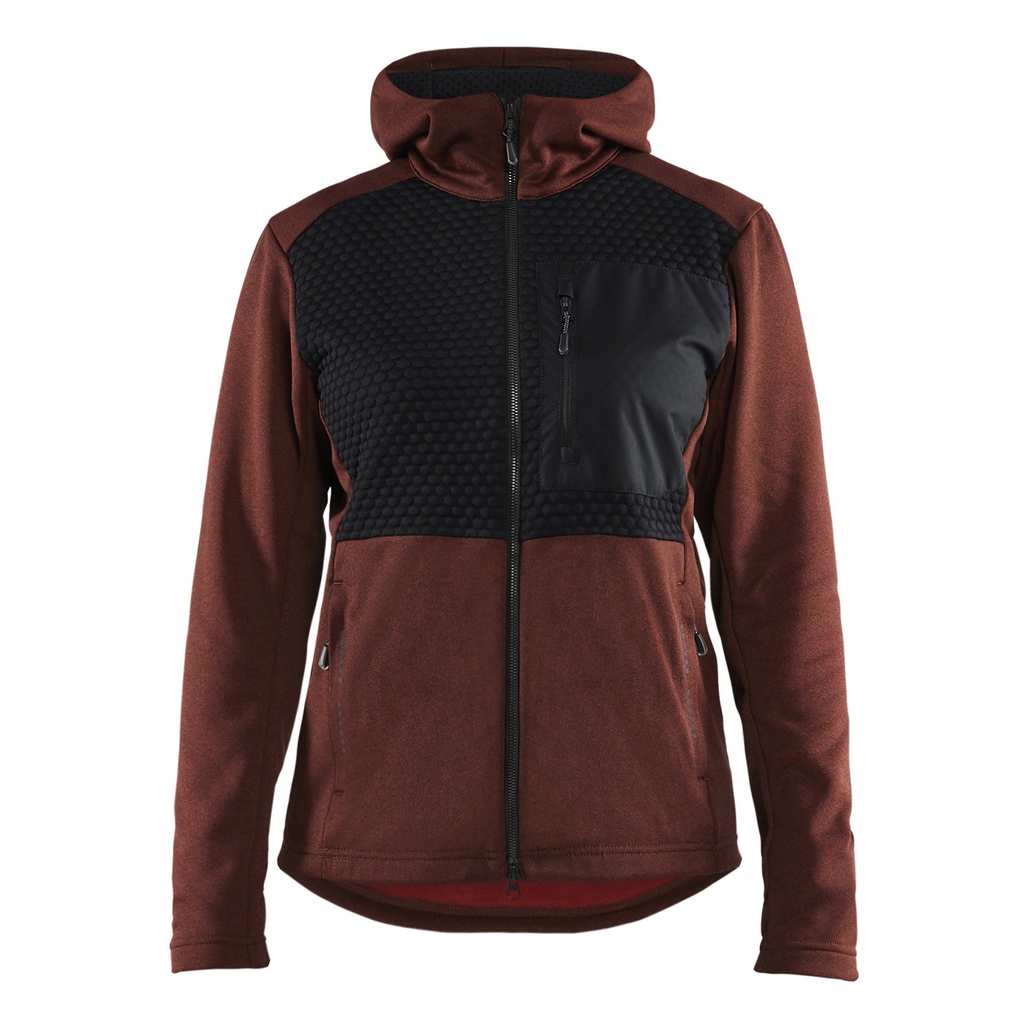 Blaklader BLAKLADER 35422533 WOMEN'S HOODIE WITH FULL LENGTH ZIP Work Jacket WOMEN - Pique Fleece - 354225335999