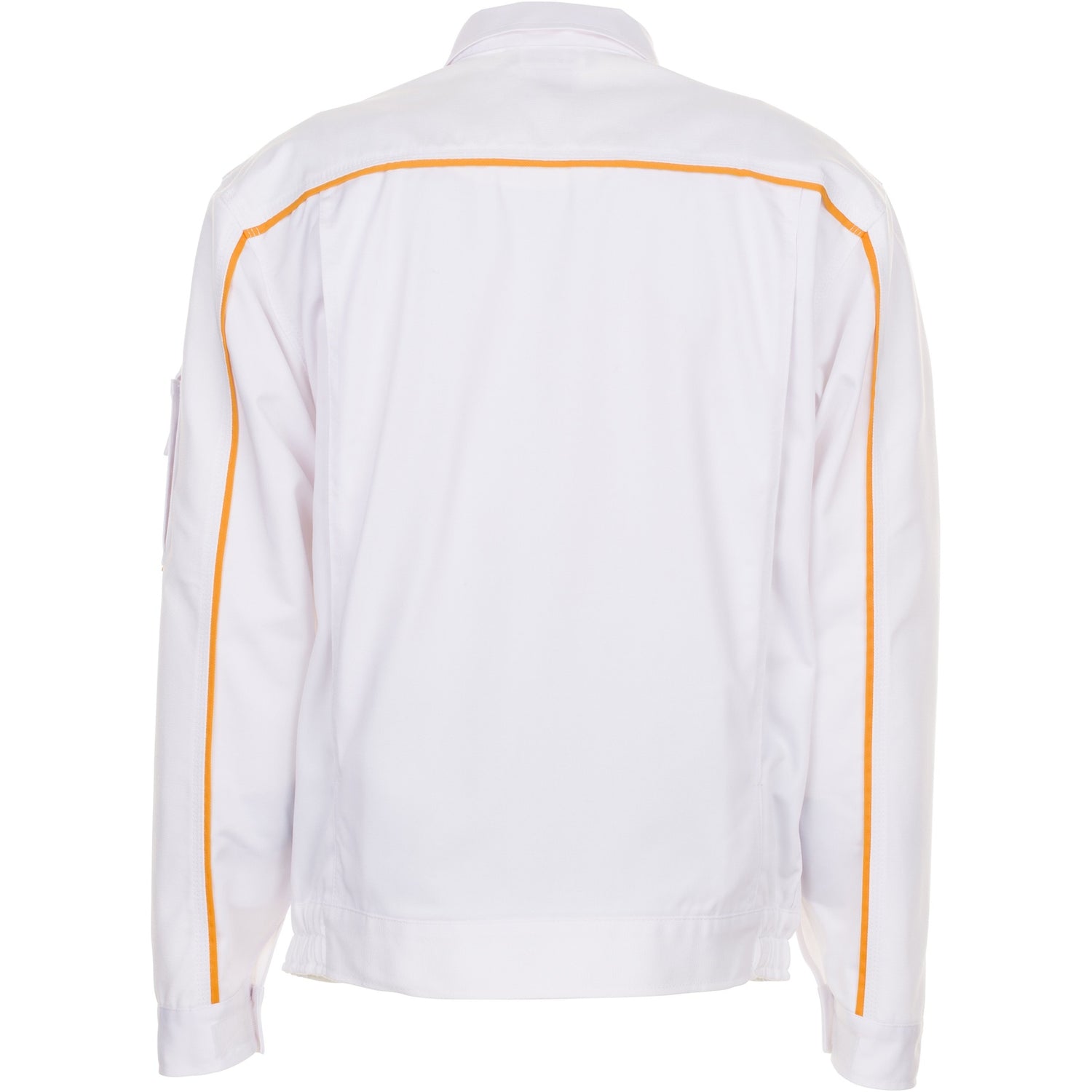 Planam Highline Waisted Jacket pure white/pure white/yellow - Model view 2