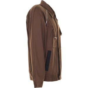Planam Canvas 320 Waisted Jacket brown/black - Model view 3