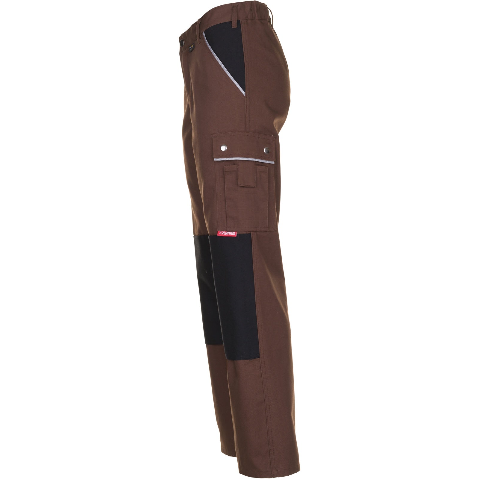 Planam Canvas 320 Trousers brown/black - Model view 4