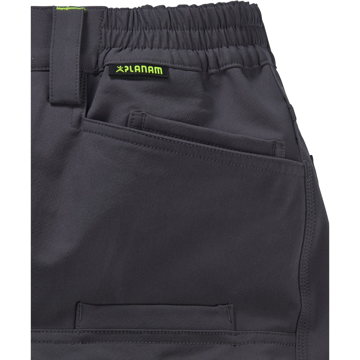 Planam rECOline Trousers camouflage/black - There’s even space for your smartphone in the mobile phone pocket.