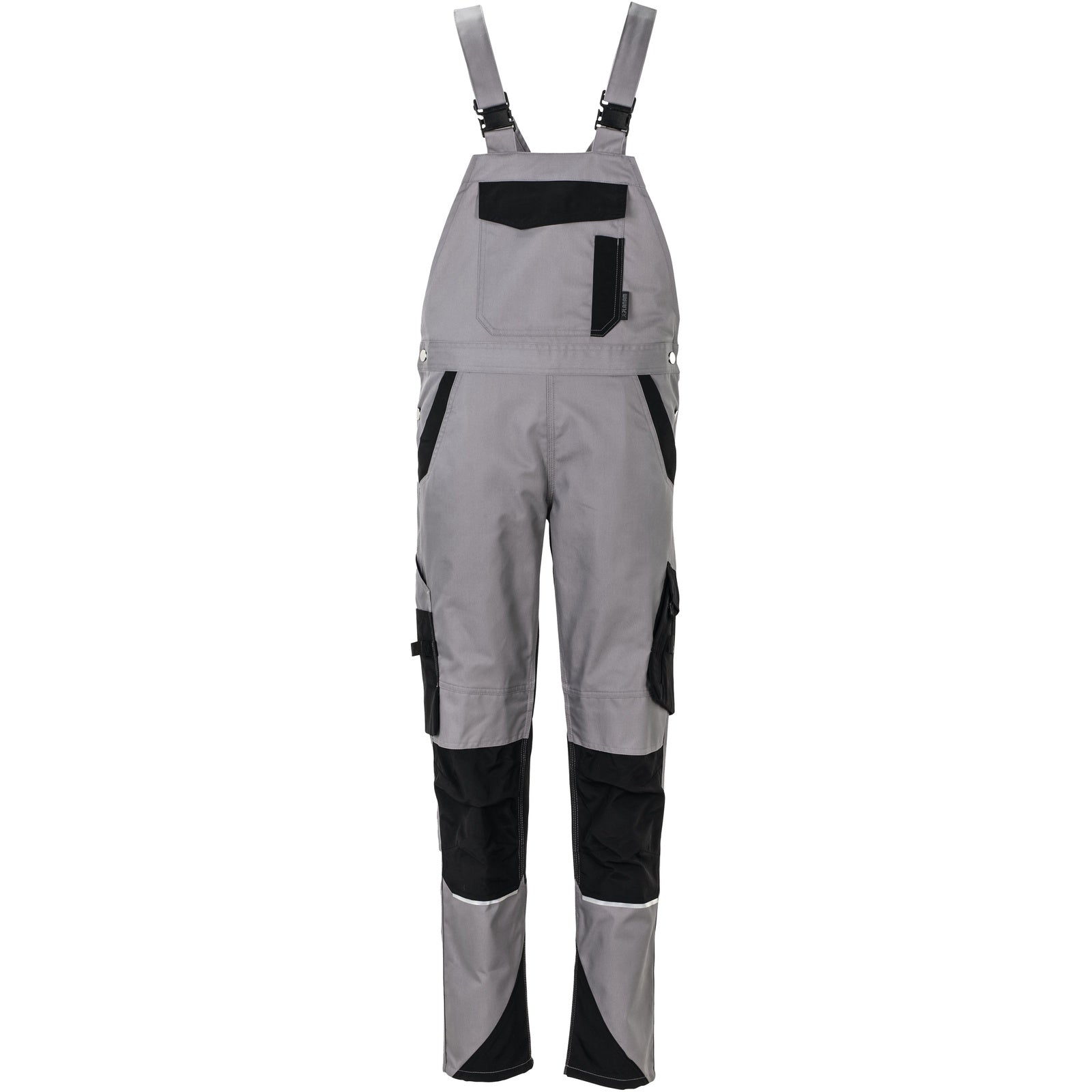 Planam Norit Women's dungarees zinc/black - Main
