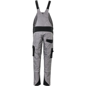 Planam Norit Women's dungarees zinc/black - Model view 2