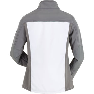 Planam Norit Women's Hybrid jacket white/zinc - Model view 2