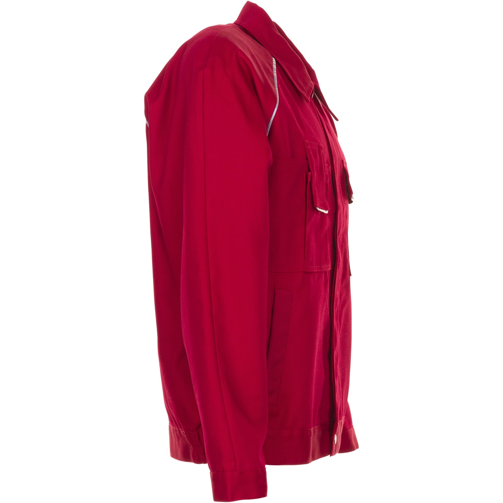 Planam Canvas 320 Waisted Jacket red/red - Model view 3