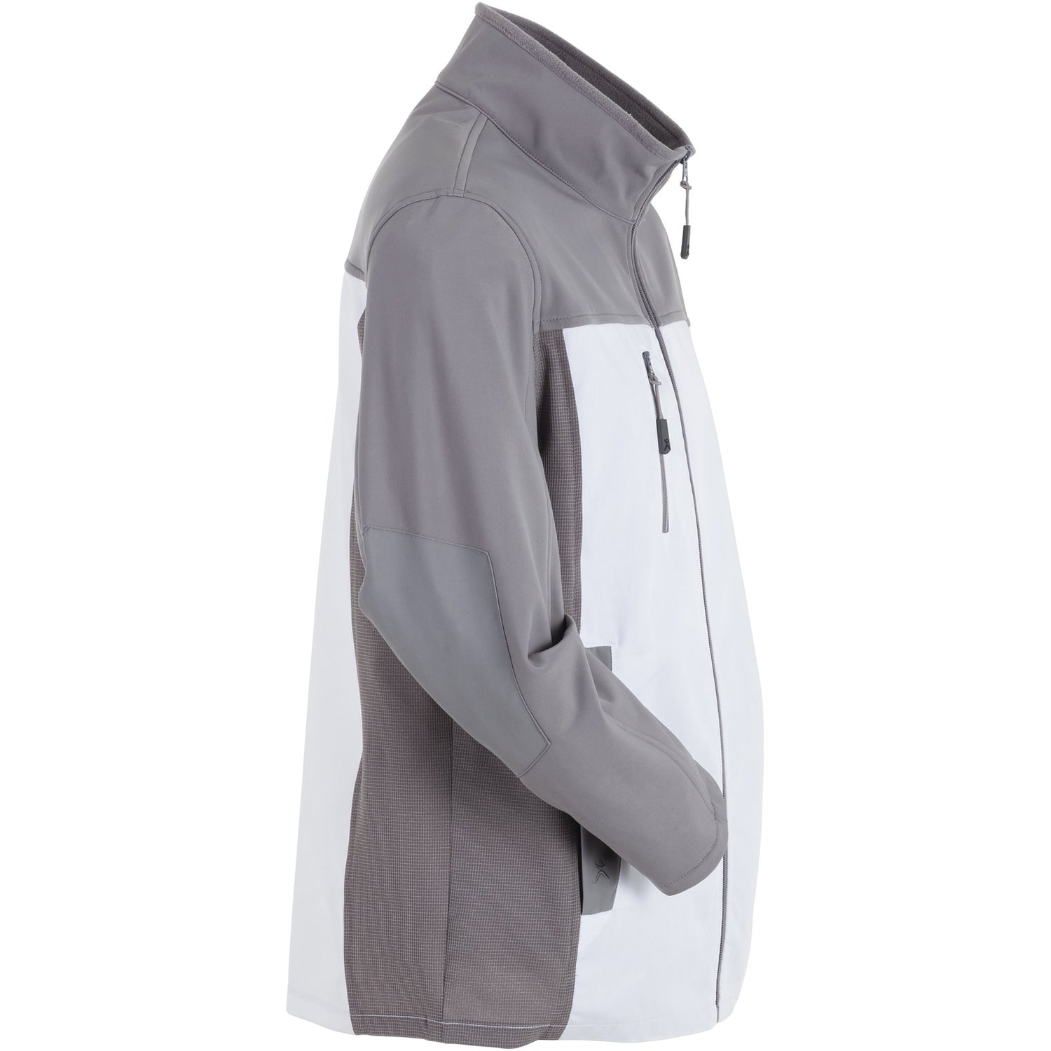 Planam Norit Men's Hybrid jacket white/zinc - Model view 3