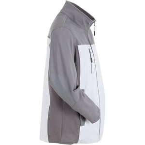 Planam Norit Men's Hybrid jacket white/zinc - Model view 3
