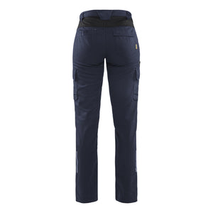 Blaklader BLAKLADER 71441832 Women's industry trousers stretch Hi Vis Reflective Work Trousers Women - twill fabric - 714418328699_2