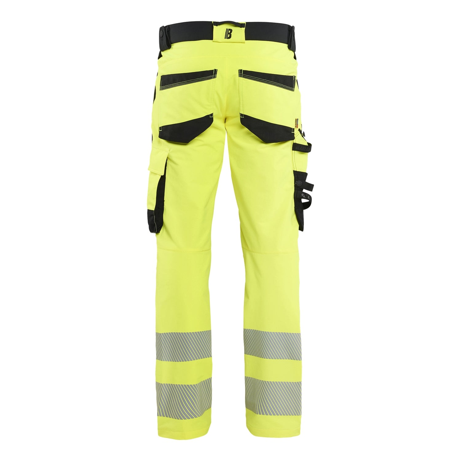 Blaklader BLAKLADER 11241648 Hi Vis Trousers 4 Way Stretch Hi Vis Reflective Work Trousers Men - double weave - 112416483399_2