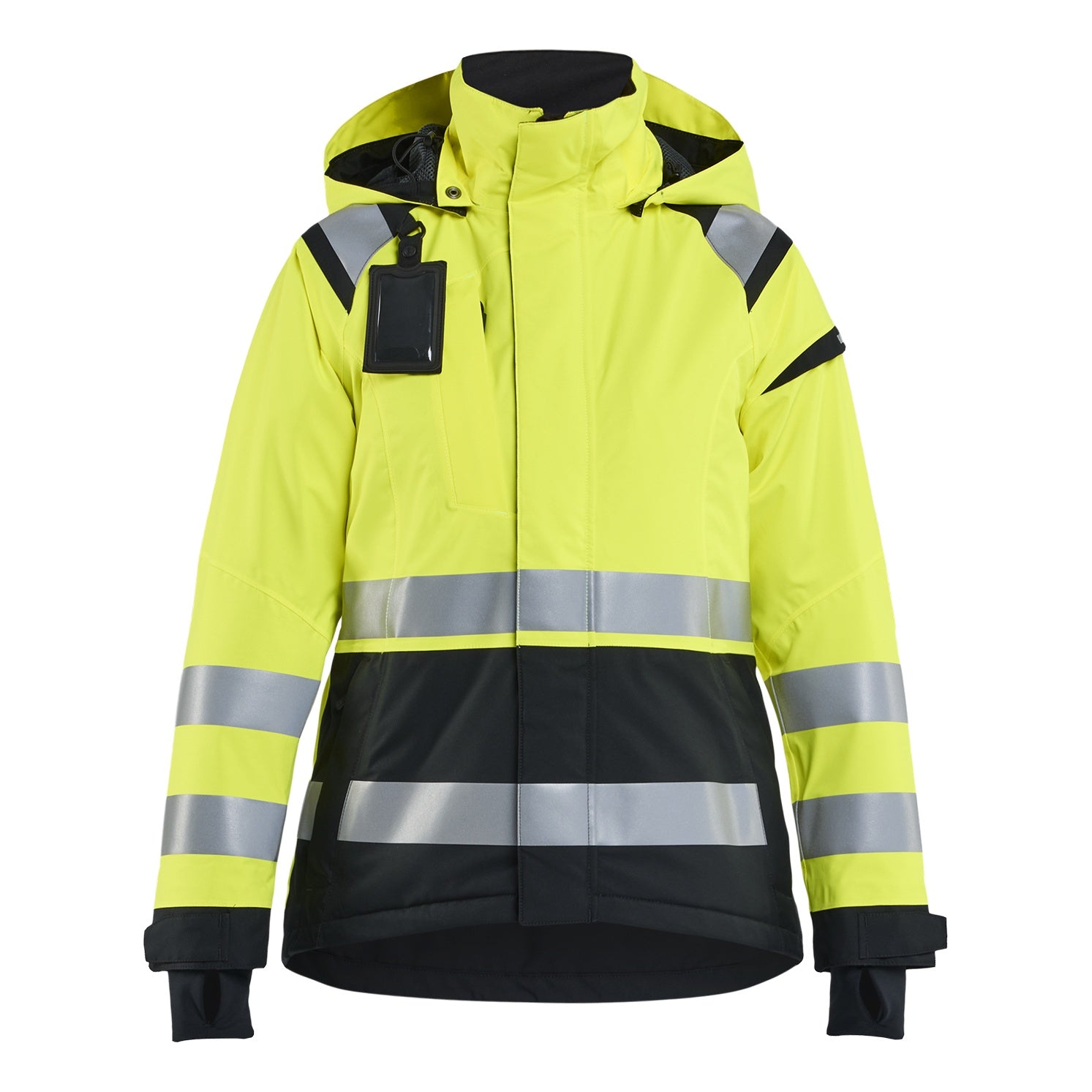 Blaklader BLAKLADER 49041987 Women's Hi Vis Shell Jacket Hi Vis Reflective Shell Work Jacket WOMEN - Waterproof - 490419873399