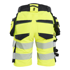 Blaklader BLAKLADER 70201648 | Women's Hi Vis shorts 4 way stretch Hi Vis Reflective Work Shorts Women - Double Weave - 702016483399_2