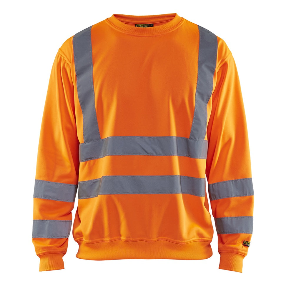 Blaklader BLAKLADER 33411974 Hi Vis Reflective Work Sweatshirt MEN - 100% Polyester - 334119745300