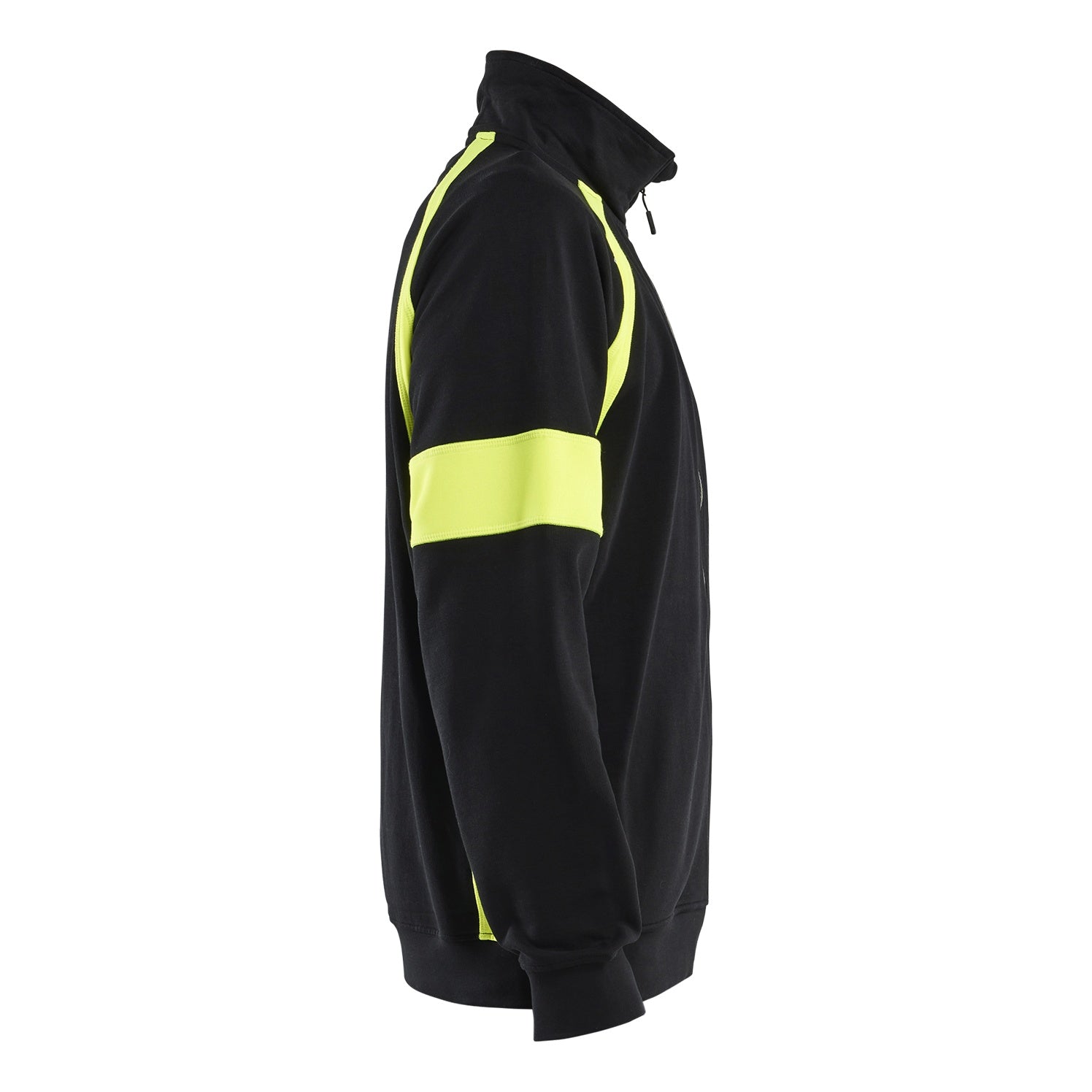 Blaklader BLAKLADER 35671158 Hi Vis Reflective Full Zip Work Sweatshirt MEN - 100% Cotton - 356711589933_CR