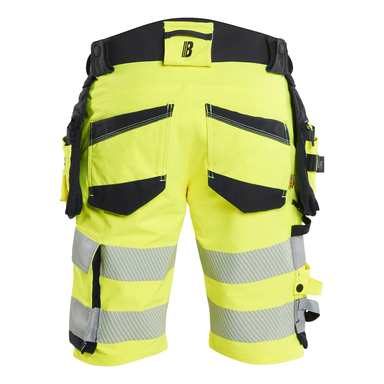 Blaklader BLAKLADER 11201648 Hi Vis shorts 4 way stretch Hi Vis Reflective Work Shorts Men - double weave - 112016483399_2