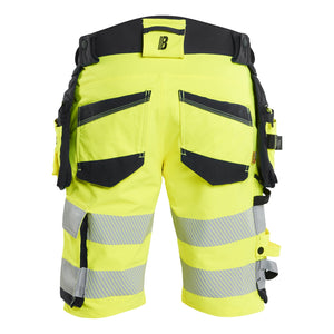 Blaklader BLAKLADER 11201648 Hi Vis shorts 4 way stretch Hi Vis Reflective Work Shorts Men - double weave - 112016483399_2