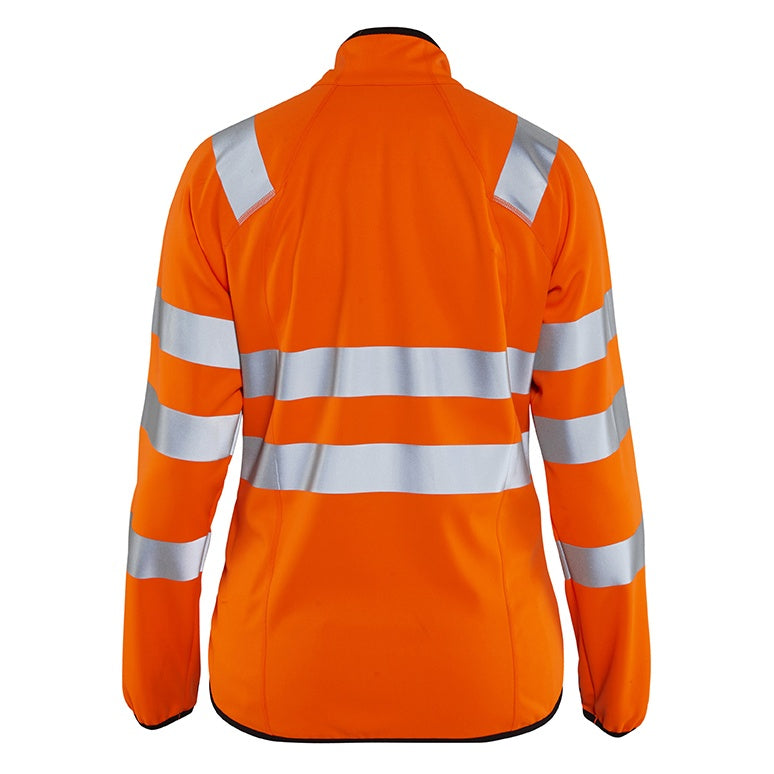 Blaklader BLAKLADER 49262512 Women's Hi Vis Softshell Jacket Softshell Work Jacket WOMEN - Windproof - 492625125300_2