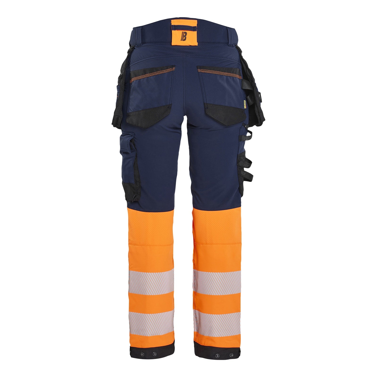 Blaklader BLAKLADER 70251648 Women's Hi Vis trousers 4 way stretch Hi Vis Reflective Work Trousers Women - double weave - 702516488953_2