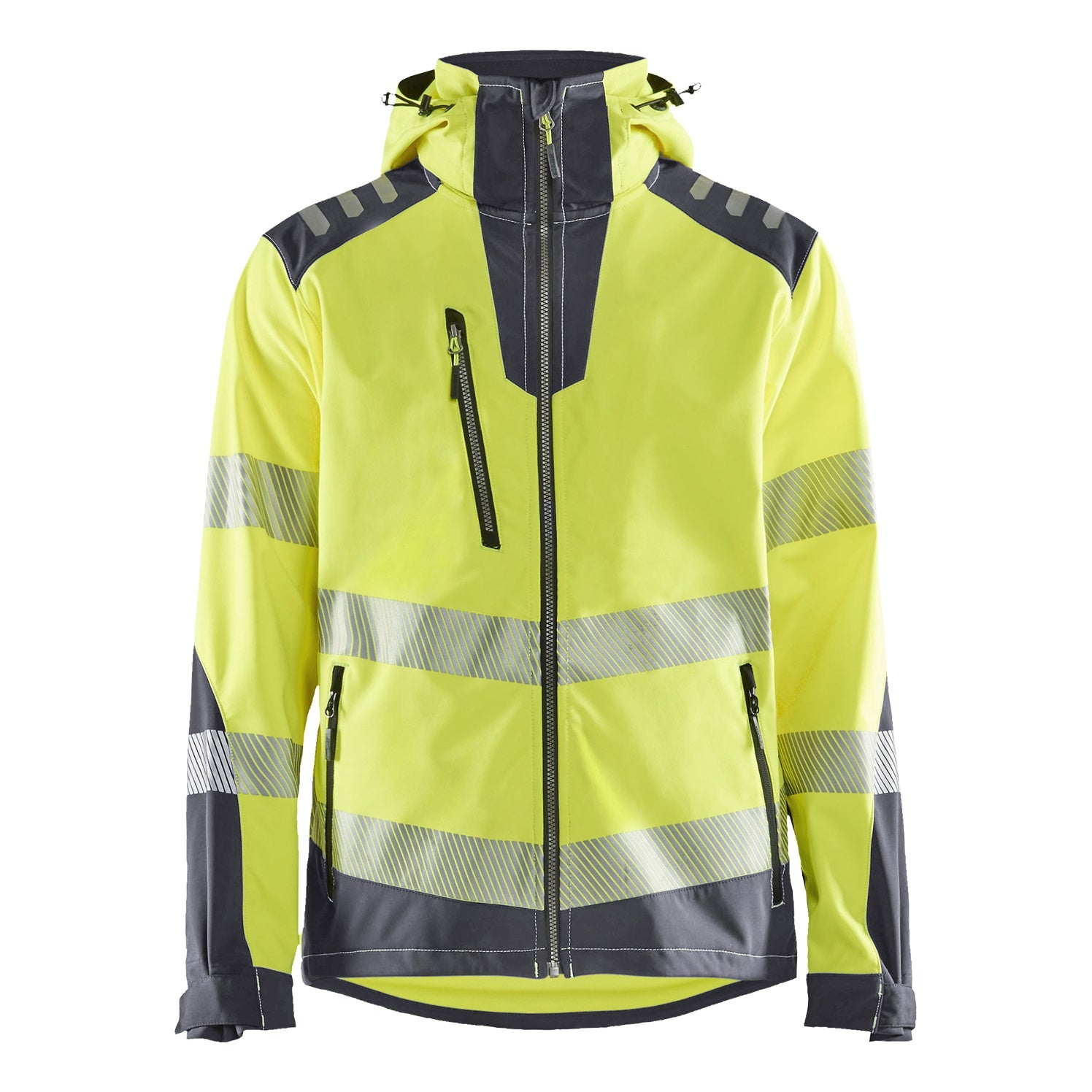 Blaklader BLAKLADER 44912513 Hi Vis Softshell jacket Hi Vis Reflective Softshell Work Jacket MEN - Waterproof - 449125133396