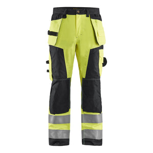 Blaklader BLAKLADER 15681811 | Hi Vis craftsman trousers Hi Vis Reflective Work Trousers Men - Twill Fabric - 156818113399