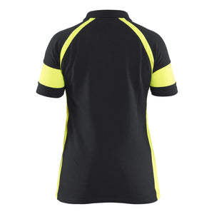 Blaklader BLAKLADER 35291050 Women's Polo Shirt with Hi vis Hi Vis Reflective Short Sleeve Work Polo WOMEN - 60% Cotton - 352910509933_2