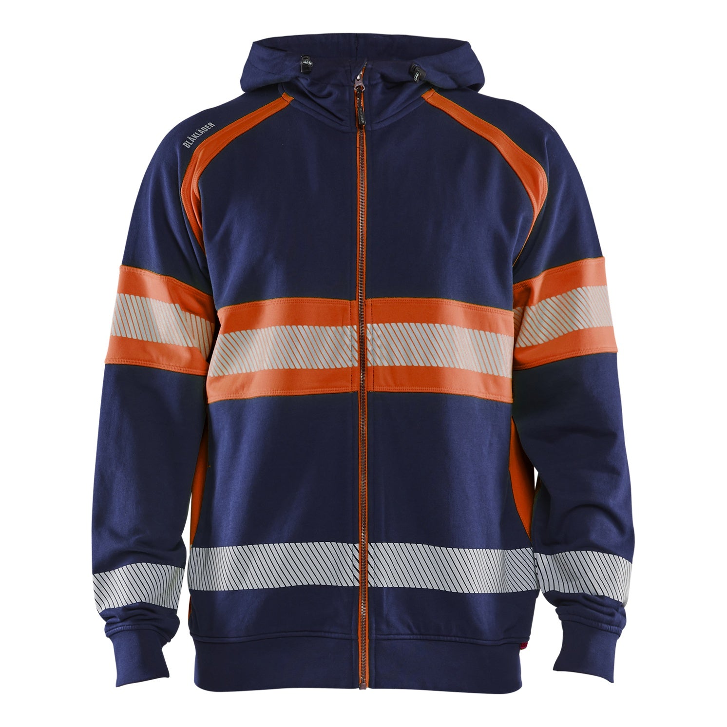 Blaklader BLAKLADER 35521158 Hi Vis Hoodie Hi Vis Reflective Hoodie Work Sweatshirt MEN - 100% Cotton - 355211588953