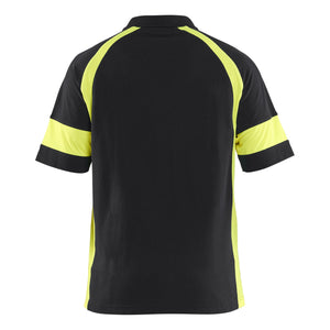 Blaklader BLAKLADER 35281050 Polo Shirt with Hi vis Hi Vis Reflective Short Sleeve Work Polo MEN - 60% Cotton 40% Polyester - 352810509933_2