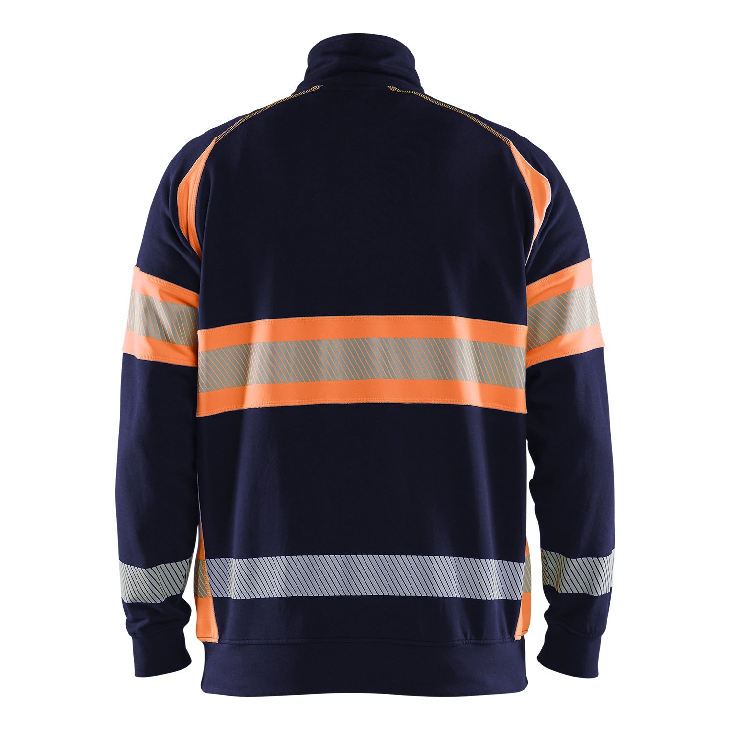 Blaklader BLAKLADER 35531158 Hi Vis Sweater Hi Vis Reflective Half-zip Work Sweatshirt MEN - 100% Cotton - 355311588953_2