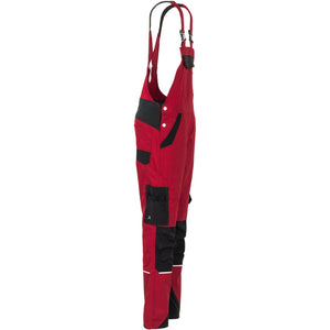 Planam Norit Women's dungarees red/black - Model view 3