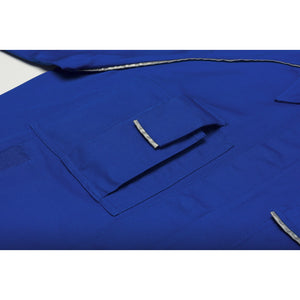 Planam Canvas 320 Waisted Jacket navy/navy - Tools are stored safely in the chest pocket with flap and press studs.