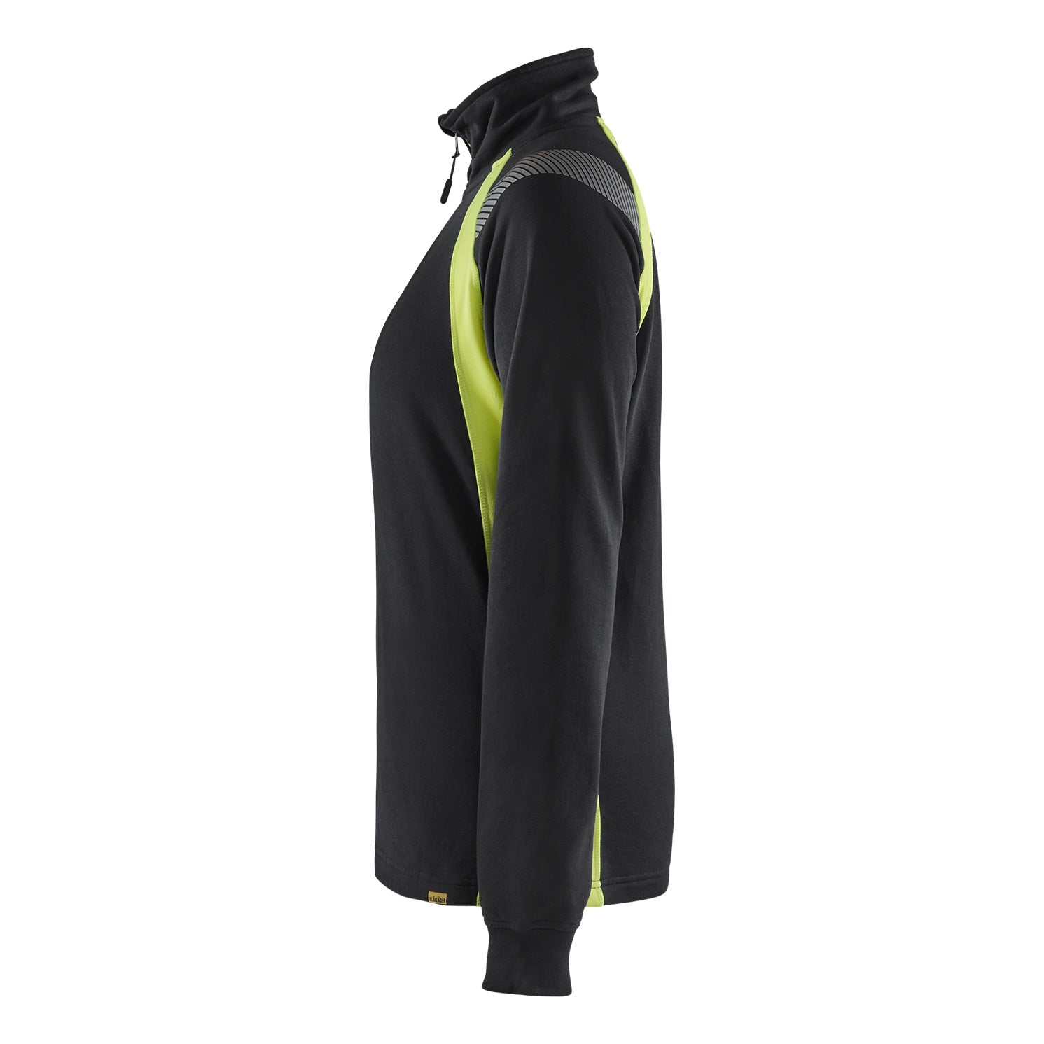 Blaklader BLAKLADER 34031158 Hi Vis Reflective Half-zip Work Sweatshirt WOMEN - 100% Cotton - 340311589933_CL