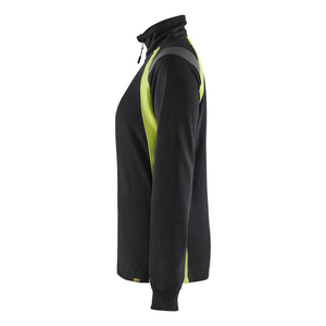 Blaklader BLAKLADER 34031158 Hi Vis Reflective Half-zip Work Sweatshirt WOMEN - 100% Cotton - 340311589933_CL