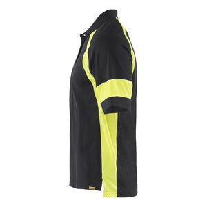 Blaklader BLAKLADER 35281050 Polo Shirt with Hi vis Hi Vis Reflective Short Sleeve Work Polo MEN - 60% Cotton 40% Polyester - 352810509933_CL