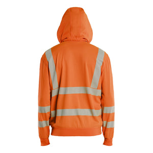 Blaklader BLAKLADER 35732538 Hi Vis Reflective Hoodie Work Sweatshirt MEN - Detachable Hood - 357325385300_3
