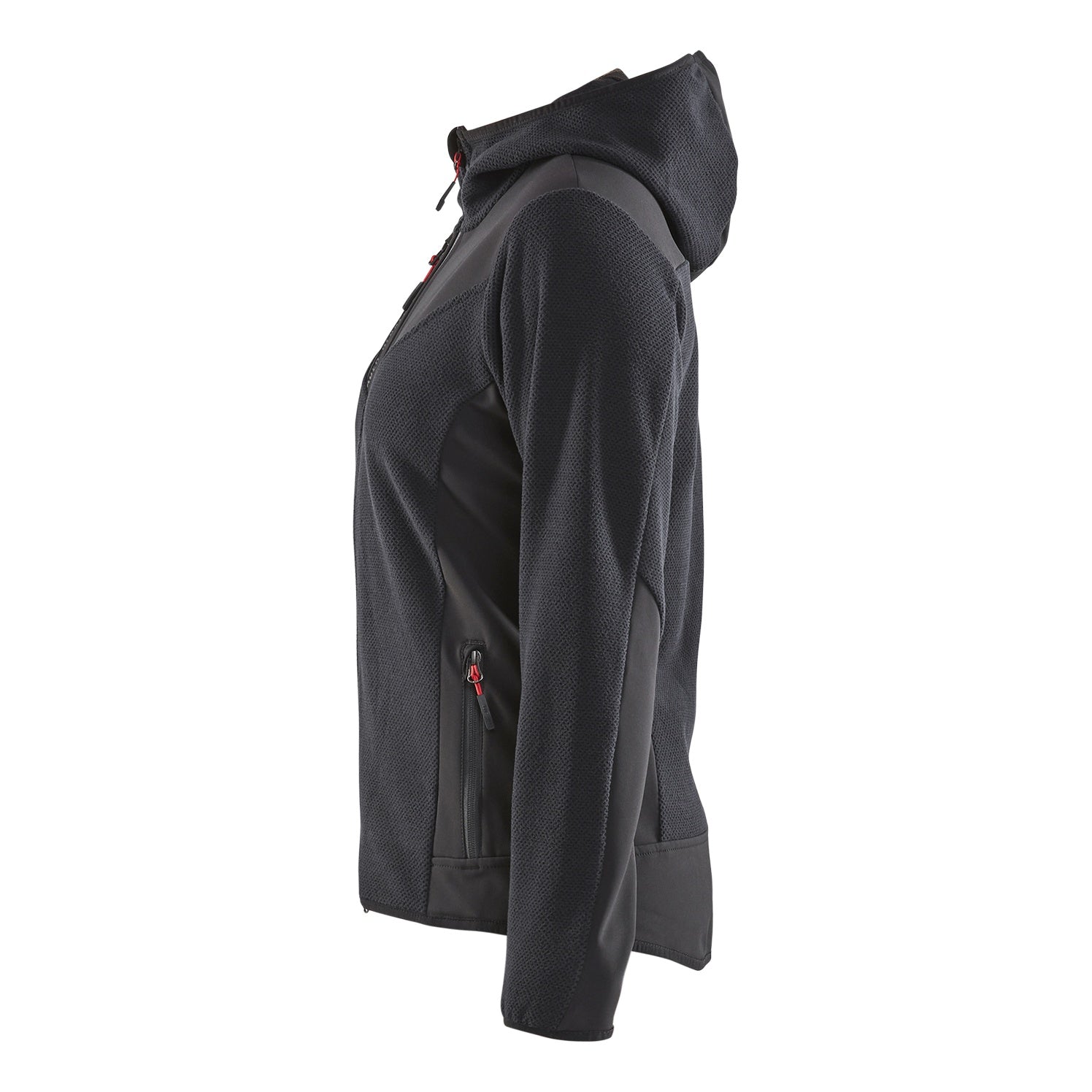 Blaklader BLAKLADER 59412536 Women's knitted jacket with softshell and hood Knitted Work Jacket WOMEN - Stretch - 594125369799_CL