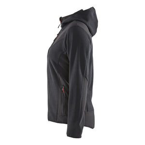 Blaklader BLAKLADER 59412536 Women's knitted jacket with softshell and hood Knitted Work Jacket WOMEN - Stretch - 594125369799_CL