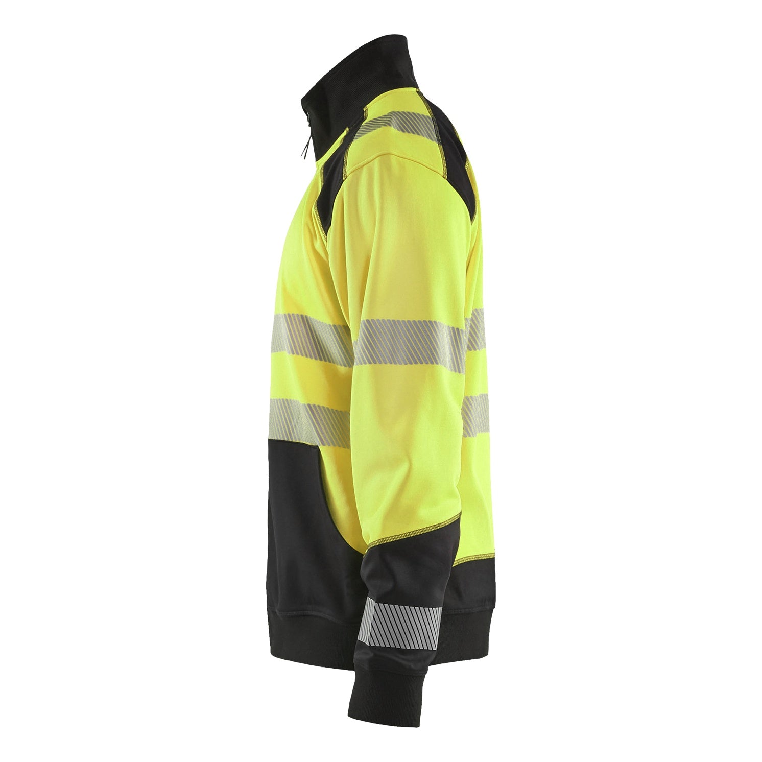 Blaklader BLAKLADER 35562528 Hi Vis Reflective Half-zip Work Sweatshirt MEN - Brushed Interior - 355625283399_CL