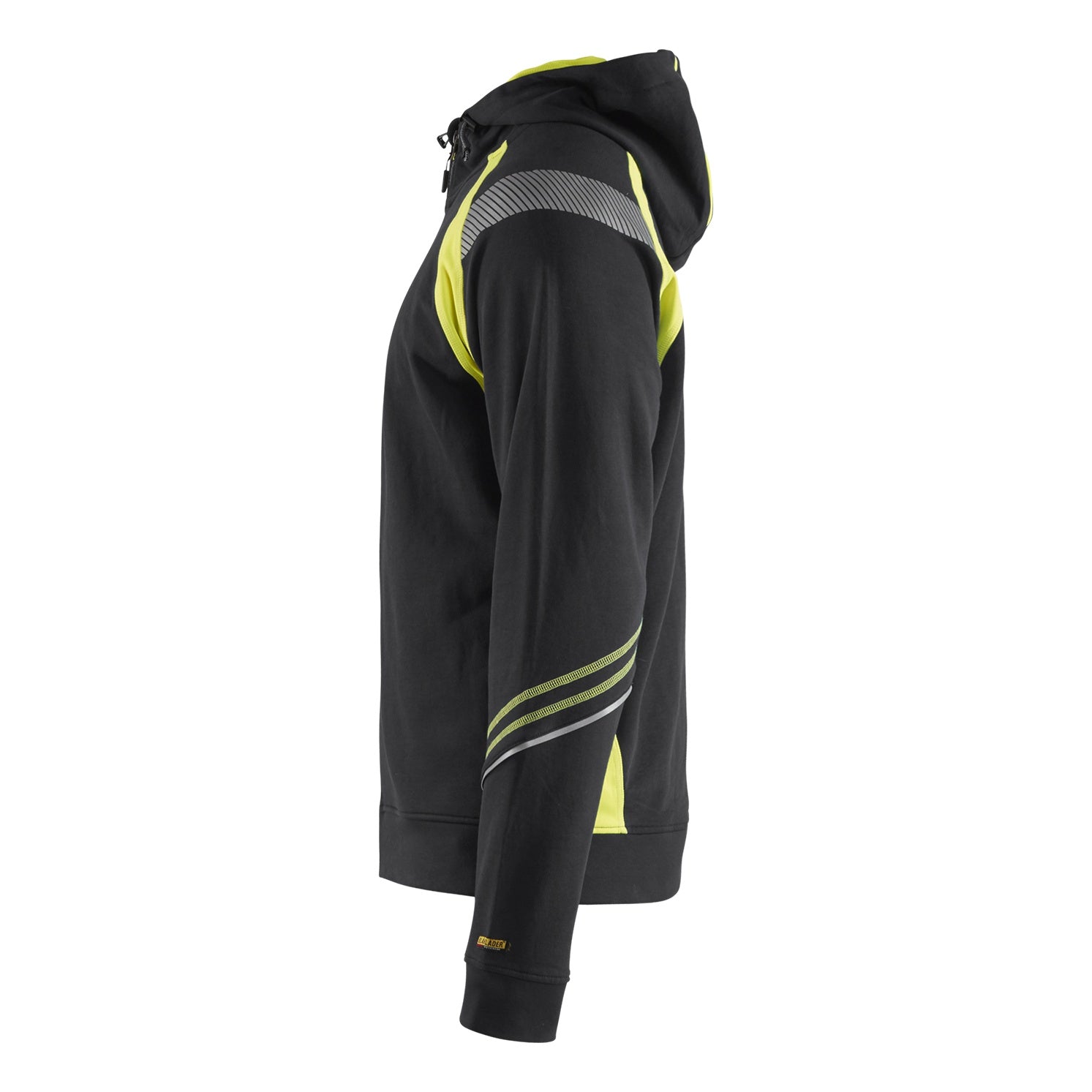 Blaklader BLAKLADER 34331158 Hoodie with Full Zip Hi Vis Reflective Hoodie Work Sweatshirt MEN - 100% Cotton - 343311589933_CL