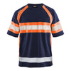 Blaklader BLAKLADER 33371051 HI VIS T SHIRT Hi Vis Reflective Short Sleeve Work T-Shirt MEN - 100% Polyester - 333710518953