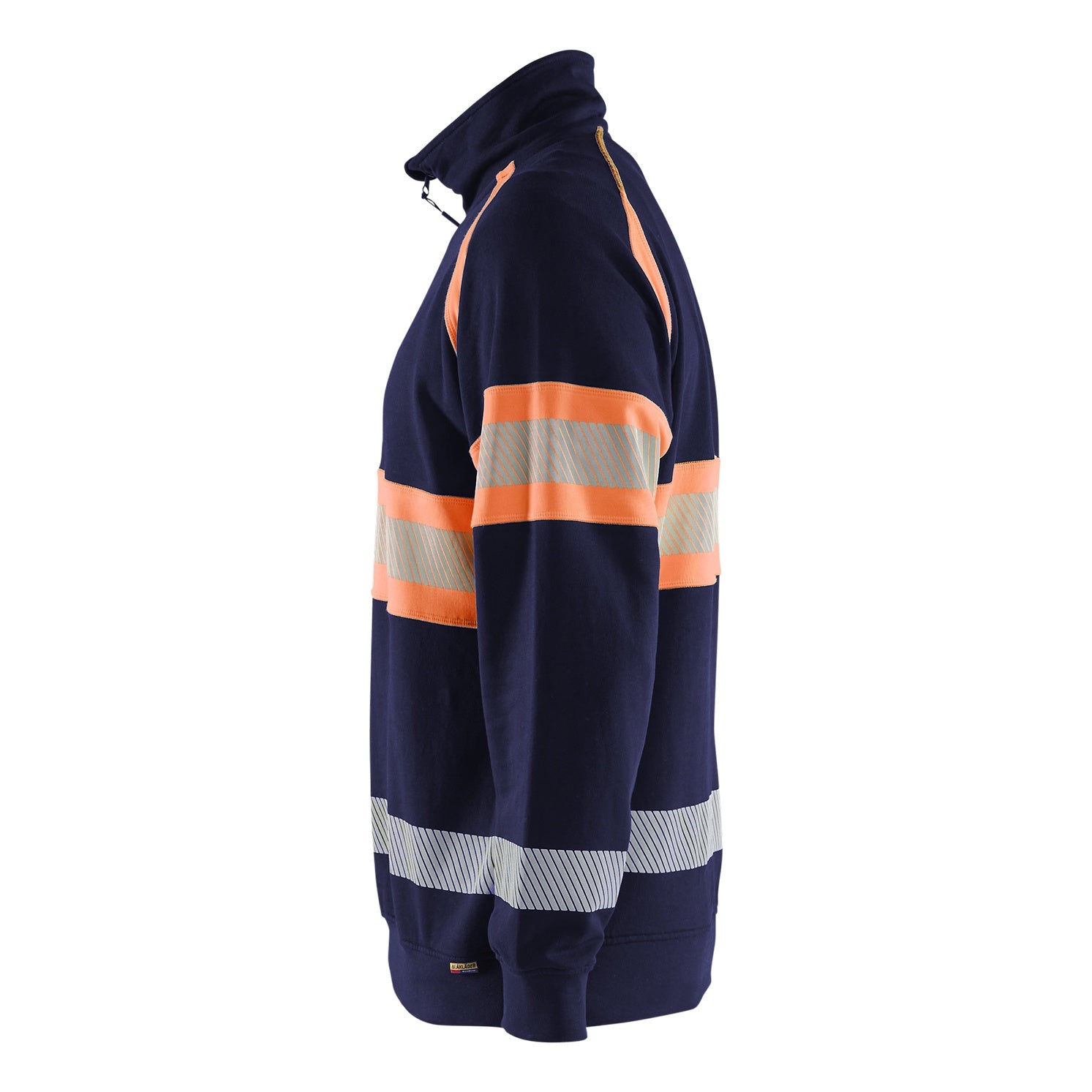 Blaklader BLAKLADER 35531158 Hi Vis Sweater Hi Vis Reflective Half-zip Work Sweatshirt MEN - 100% Cotton - 355311588953_CL