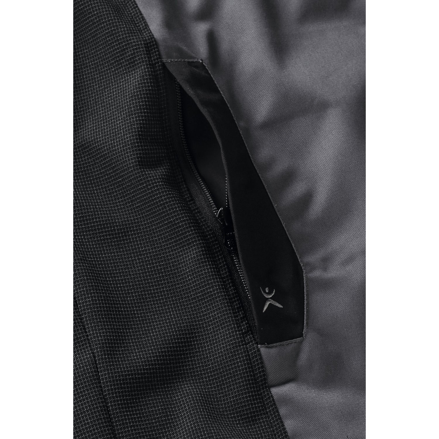 Planam Norit Men's Hybrid jacket black/black - Side pockets with reliable zip