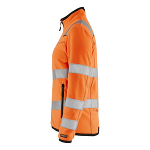 Blaklader BLAKLADER 49661010 Women's Hi Vis microfleece jacket Hi Vis Reflective Work Jacket WOMEN - Antipilling Fleece - 496610105300_CL