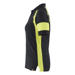 Blaklader BLAKLADER 35291050 Women's Polo Shirt with Hi vis Hi Vis Reflective Short Sleeve Work Polo WOMEN - 60% Cotton - 352910509933_CL