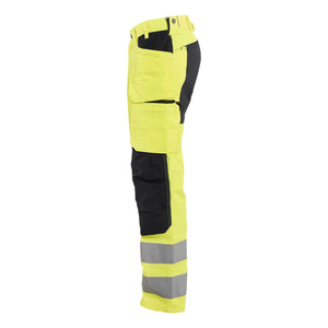 Blaklader BLAKLADER 15521811 | Hi Vis Trousers with Stretch Hi Vis Reflective Work Trousers Men - Class 2 Visibility - 155218113399_CL
