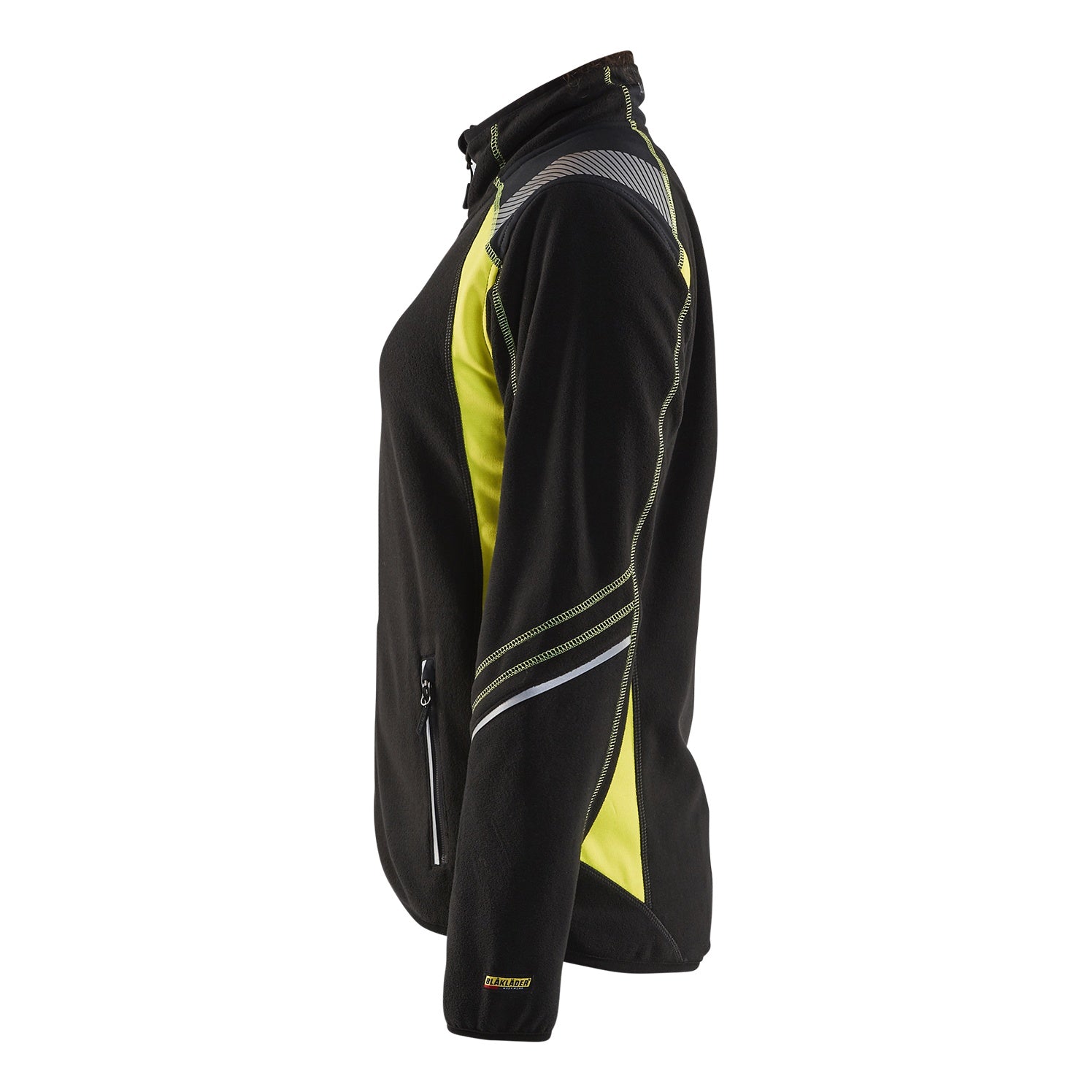Blaklader BLAKLADER 49731010 Women's microfleece jacket Hi Vis Reflective Fleece Jacket WOMEN - Antipilling - 497310109933_CL