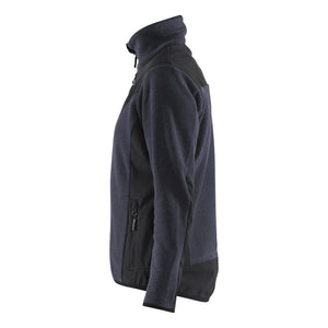 Blaklader BLAKLADER 59432536 Women's Knitted Jacket with Softshell Work Jacket WOMEN - Stretch Fabric - 594325368699_CL